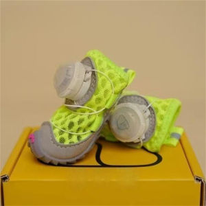 Pet glowing shoe lamp bear teddy collar lamp chest and back night lamp night-time dog walking anti-loss shoe lamp