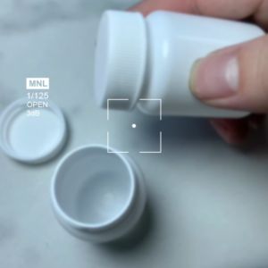 Hũ nhựa có nắp 40ml sứ [100 hũ)  chai nhựa đựng thuốc viên hũ nhựa nắp vặn chiết mĩ phẩm 100ml