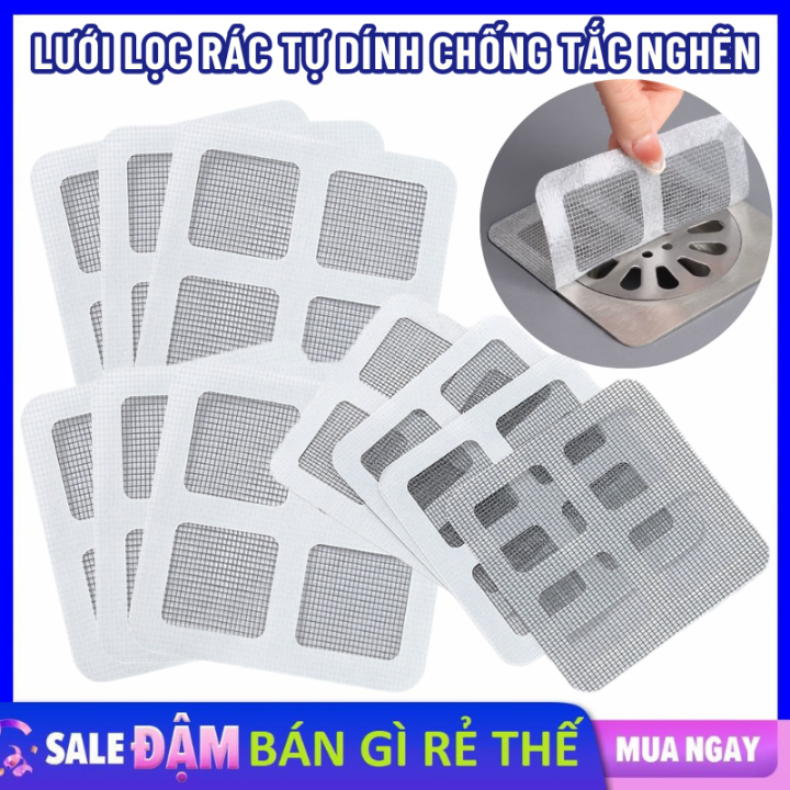 10 Miếng Lưới Lọc Rác , Chặn Rác Ngăn Côn Trùng Chống Tắc Nghẽn Cống ...