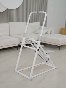 Máy tập thể dục leo núi đa năng M037 cao cấp Máy leo bậc thang tại nhà gấp gọn khung thép có đồng hồ bấm giờ đi kèm