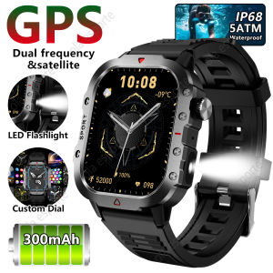 2025 New GPS Outdoor Smart Watch AMOLED Screen Compass Altitude Air Pressure 5ATM Waterproof Sports SmartWatch For Men And Women