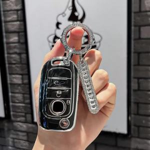 For FIAT Tipo Toro Nuovo Freedom 500X Doblo Argo Grazie Fashion TPU Flip Key Case Cover Shell Protector Keyless Fob Accessories