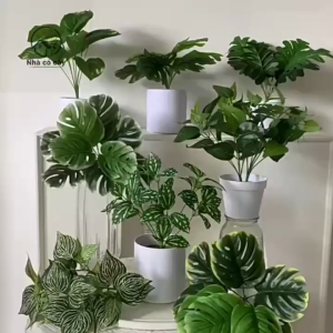Cây cảnh lô hội nhân tạo Mini - Cây trồng trong chậu mô phỏng nhỏ để trang trí văn phòng / nội thất (Thích hợp bốn mùa)