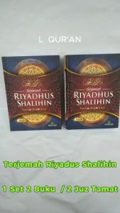 Terjemah Kitab Riyadus Shalihin ( 1 Set 2 Buku ) Jilid Tebal / Jilid Hardcover
