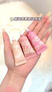 Xixi kem đánh răng Blush moisturized Mist bề mặt màu tím mờ má mở rộng màu Blusher dài tự nhiên lâu má hồng dạng lỏng trang điểm không. DT-2