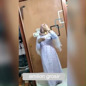 TERMURAH!! LUNA Dress - Baju Dress Gamis Kondangan Terbaru / Gamis Pesta Mewah 2023 Wanita Syari Busana Muslim Terbaru Modern Maxi gamis brokat batik terbaru / gamis anak muda