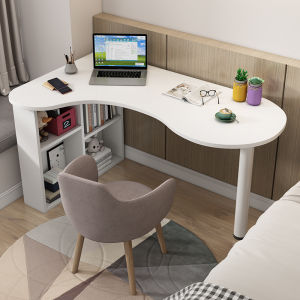 Modern Minimalist Home Computer Desk Writing Table Bookcase Combination Window Seat Small Apartment Style Furniture Table