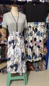 FANNYFASHION 2753 KOREAN FASHION FLORAL DRESS PLUS SIZE FOR WOMEN FIT TO XL