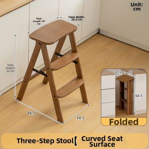 Meizhulijia | Foldable Sturdy Two-purpose Household Step Stool