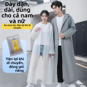 Áo Mưa Dài Chống Thấm Nước cho Du Lịch