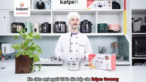 Quánh inox 3 lớp liền khối Kalpen Emer EM16 size 16cm bảo hành 30 năm chuẩn Đức Thân Đúc Đáy Liền Inox 304 Sử Dụng Cho Bếp Từ Và Bếp Ga - Lazada