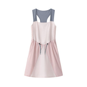 JOLLY BEAN | Wide-Strap Color-blocked Girls Dress
