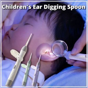LED Flash Light Baby Ear Cleaner Spoon Adult Child Ear Care and Cleaning Luminous Dig Ear Tools Spoon