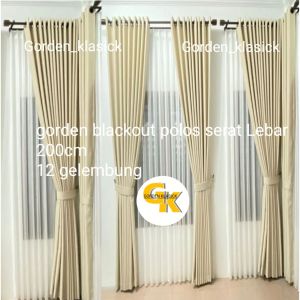 gorden jendela gorden blackout 24 ring gorden pintu tirai