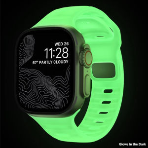Strap for Apple Watch Band 44mm 49mm 45mm 41mm 40mm 38mm 42mm Silicone Luminous Glow Bracelet for iWatch Ultra 9 8 7 6 5 SE band