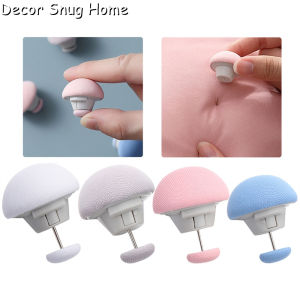4Pcs ตัวยึดผ้าห่มปูที่นอนกันลื่นแบบรูปเห็ด สีบริสุทธิ์ ครัวเรือน