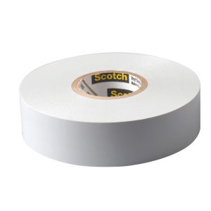 3M | 3M 35# Electrical Tape Professional Grade PVC Electrical Insulation White Tape High Temperature Resistant Flame Retardant