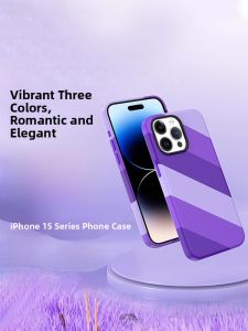 VOKAMO | VOKAMO Luxury Gradient Leather iPhone 15 Pro Max Case Magnetic Suction Full Cover Protection Compatible With Apple 15 Series