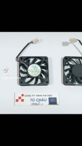 Quạt 6Cm / dày 1Cm - Điện áp DC 12V (Loại 3 dây đầu nguồn 3 Pin)