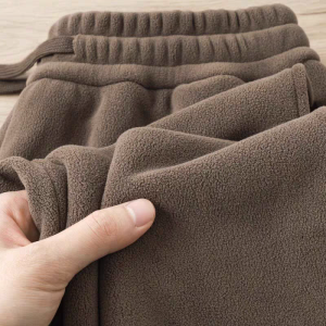 กางเกงวอร์มสองด้านออลิเวอร์ หนา บุขนแกะ กางเกงวอร์มผู้ชาย กางเกงกีฬาผู้หญิง ฤดูใบไม้ร่วง/ฤดูหนาว กางเกงขายาวทรงหลวม ทรงหลวม