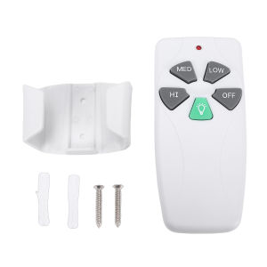 Ceiling Fan Remote Control Replacement for Harbor Breeze Light Dimmer 303.9MHz Easy to Set with Mount Holder