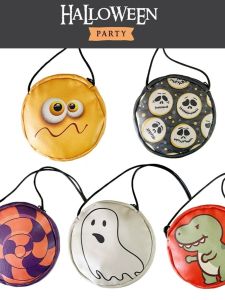 Túi Đựng Kẹo Halloween Mới Của Ndht Túi Xách Hình Quả Dưa Hấu Chéo Túi Đựng Kẹo Cho Trẻ Em Và Người Lớn Túi Xách Phong Cách Hoạt Hình Túi Đựng Đồ Chơi