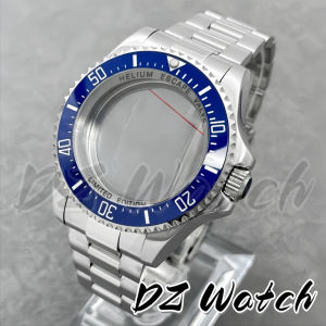 DZ 43mm SEA Diving Stainless Steel Case Helium Escape Valve Sapphire Glass Polished Center Strap Fits NH35 NH36 Movement 10ATM