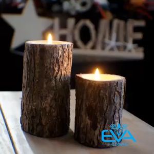 Đế Nến 11Cm Tealight Bằng Gỗ Thiên Nhiên Để Bàn Trang Trí Phòng Khách / Văn Phòng / Tiệc Cưới