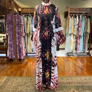Benita Dress Viscos by Dian Pelangi LIMITED EDITION Busana Muslim Baju Maxi Gamis Abaya Kaftan Gaun Outfit Pesta Pernikahan Kondangan Casual Formal Lebaran Wanita Hijaber Cantik Anggun Modis Modern Elegan Mewah Model Korea Terbaru Motif Jumputan Kekinian