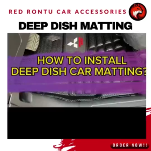Toyota Avanza 2005-2021 Premium Diamond Deep Dish Car Matting (5D Matting) car accessories