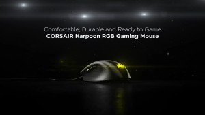 Corsair Harpoon PRO RGB FPS/MOBA Optical Gaming Mouse (12000 DPI Optical Sensor Lightweight 6 Programmable Buttons)