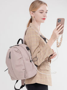 Ba lô đi lại sạc ngoài cảng doanh nhân không thấm nước phụ nữ balo ngoài trời Túi du lịch đa chức năng Ba Lô Nữ