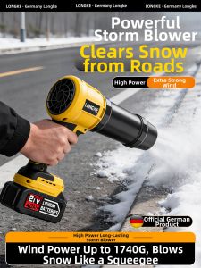 LONGKE | Powerful Turbocharged Snow Blowing Gun
