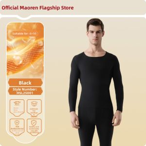 MiiOW | Thermal Underwear Set for Men Insulated Fleece-lined Thick Warm