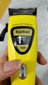Kemei Hair Trimmers Professional Hair Clippers External Rotor Brushless Motor Hair Trimmers Adjustable Trimmer for Men KM-1566