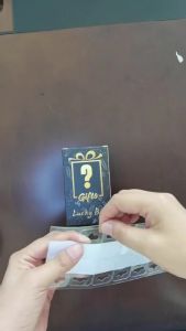 210pcs Selotip Pemasang Gantungan Dengan Tape Belakang Pemasang Gantungan PVC Transparan