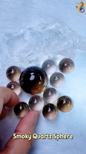 Collection Grade Smoky Quartz Sphere Bracelet
