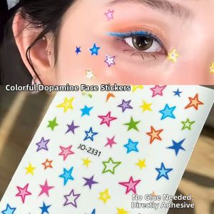 CHUBEISHI | Star-shaped Face Stickers for Concerts and Festivals
