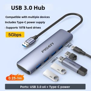 PISEN | Multi-Port Power-Supply USB 3.0 Dock