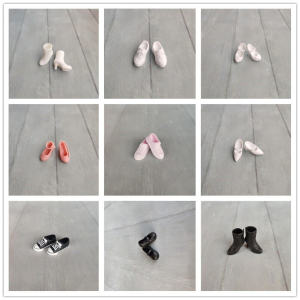 Lijia Peach Girl Doll Shoes OB27: Fairy Leaf Roli Small Cloth Doll Boots for Girls 14 Years & Above