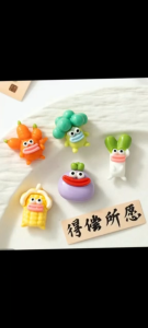 เครื่องประดับ กิ๊บติดผมเรซิ่น รูปการ์ตูนผักน่ารัก ขนาดเล็ก แฮนด์เมด DIY สําหรับเด็ก