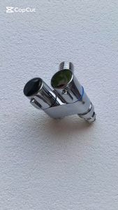 [VIENA] Kran Air Cabang Keran Air Shower 1/2\" Sambungan Mesin Cuci Stainless Anti Karat A-12929C