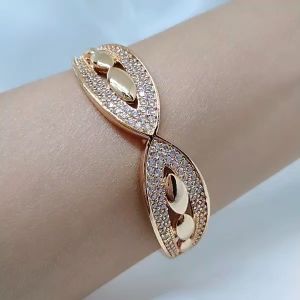 Gelang Tangan Bangle Wanita Aksesoris Fashion Awet Tahan Lama Anti Karat Cocok Untuk Harian G5-2H