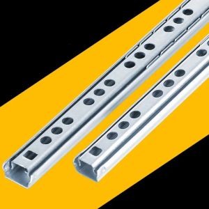 2Pcs 8"-20"inch Ball Bearing Drawer Slides Furniture Slide Steel Ball Bearing Slides Keyboard Cabinet Cupboard Drawer Runners