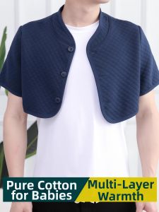 Lightweight Cotton Summer Shawl for Elder Men