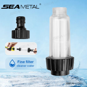 Seemetal áp lực cao lọc nước máy giặt Bộ lọc nối ống nước tưới vườn phụ kiện đường ống làm sạch xe ô tô rõ ràng chủ đề Lọc