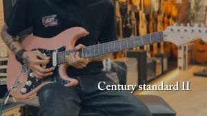 กีต้าร์ไฟฟ้า Century รุ่น CE-384 / STG2 / SM-02R HSS (คอเผา) ปิ๊กอัพ HSS สีน้ำเงิน ฟรี กระเป๋า+ปิ๊ก+ที่เก็บ+สายแจ็ค พร้อมส่ง มีปลายทาง Lucky by music