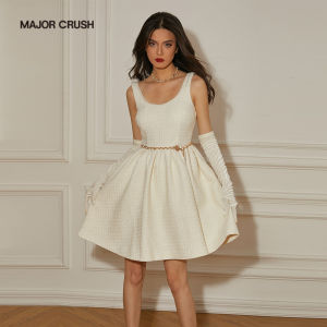 Retro Sweet Waist Cinched French Style Elegant Party Dress