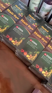 100% Original Augeas Herbal Hair Dye Shampoo Effective black hair shampoo Nature Hair Color Shampoo 500ml