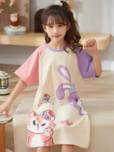 SHAPRA | New Cotton Girl Nightgown Summer Sleepwear